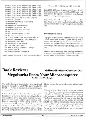 [Bits and Pieces (8/8) 
Book Review: Megabucks from your Microcomputer]