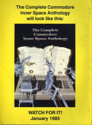 [Advertisement: The Complete Commodore Inner Space Anthology]