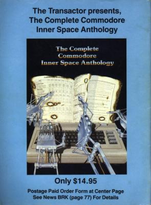 [Advertisement: The Complete Commodore Inner Space Anthology, Only $14.95]
